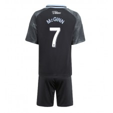 Aston Villa John McGinn #7 Bortedraktsett Barn 2025-26 Kortermet (+ korte bukser)